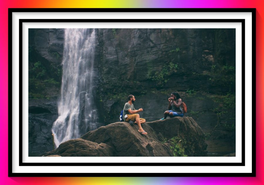 black couple in an exotic garden image for Unbreakable Episode 20