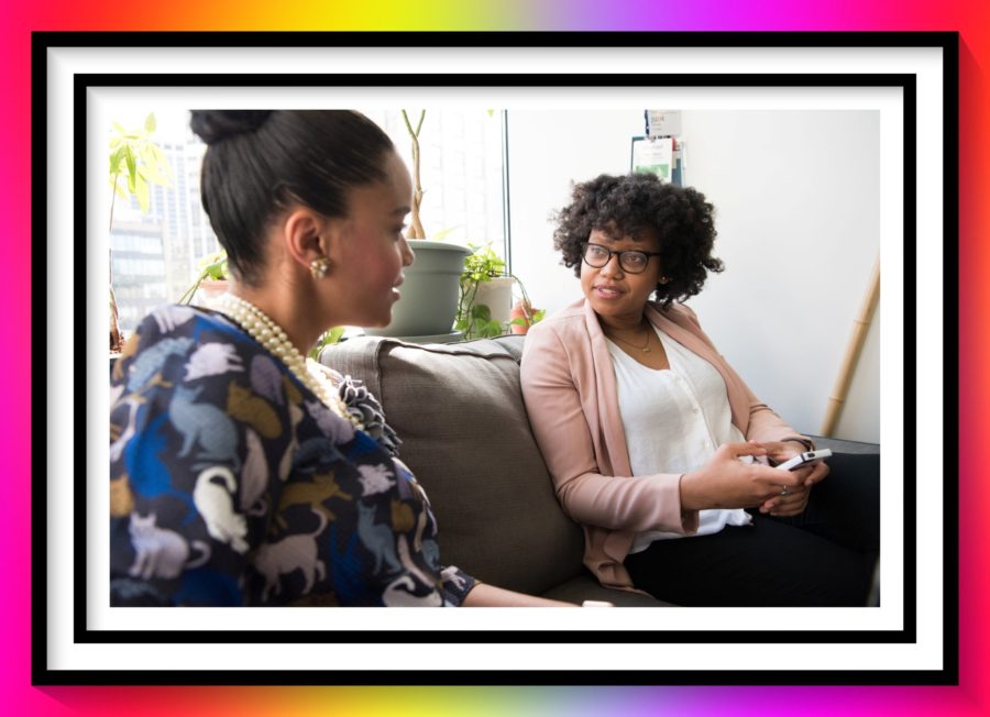 two balcke women conversing image for Broken-Hearted episode 2