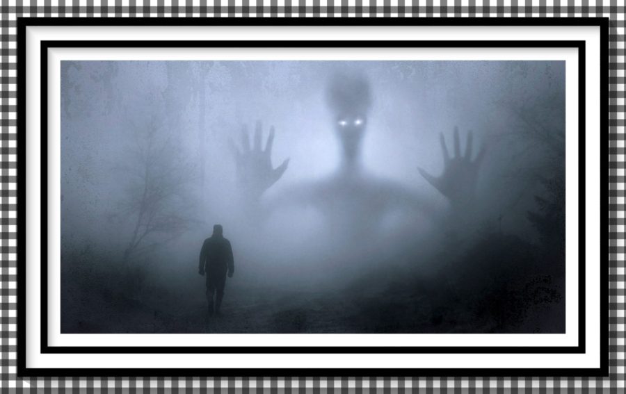 scary huge slender man in the woods for Wailing Entity Episode 8