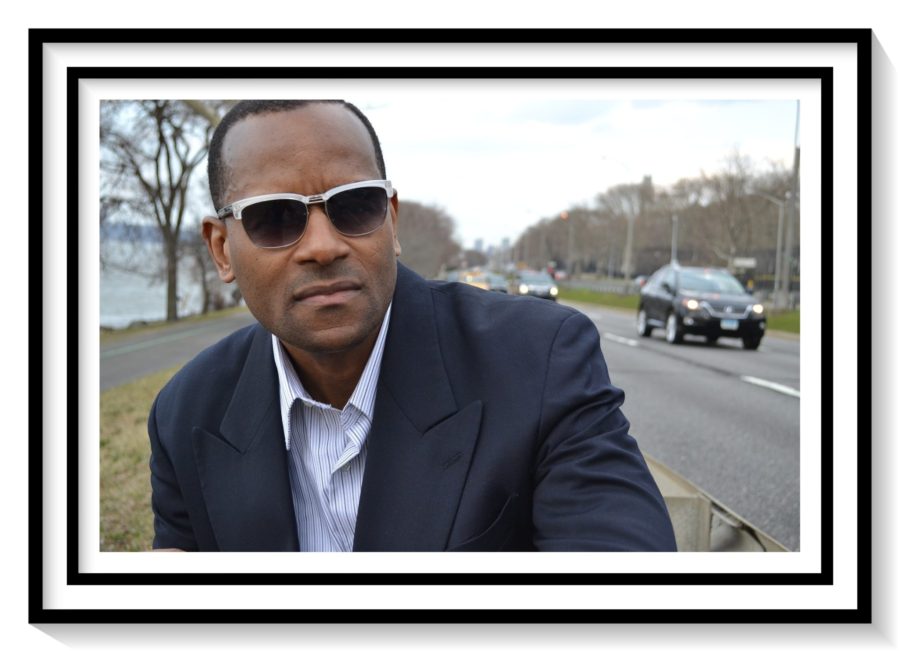 the narrator's verses image of a suited black man