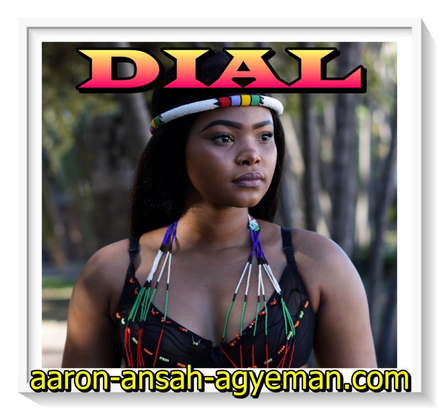 beautiful african woman in colour clothing for DIAL