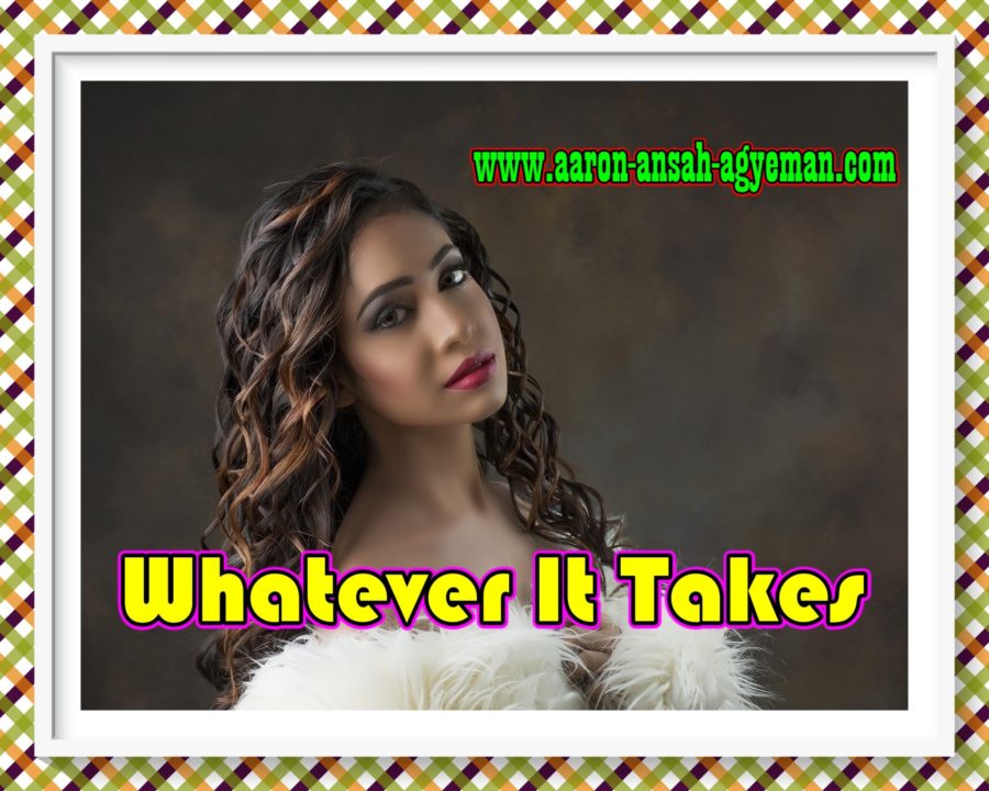 beautiful black woman in white mink for whatever it takes