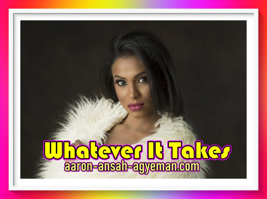 beautiful black woman in white mink for whatever it takes