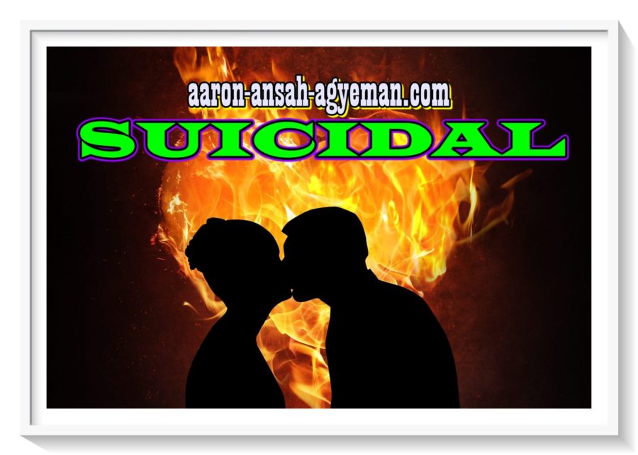 couple kissing in silhouette for suicidal final episode