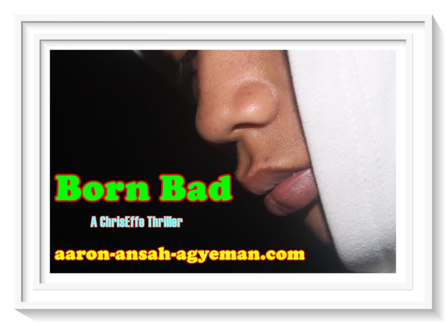 man in white hood repping Chris Bawa in Born Bad