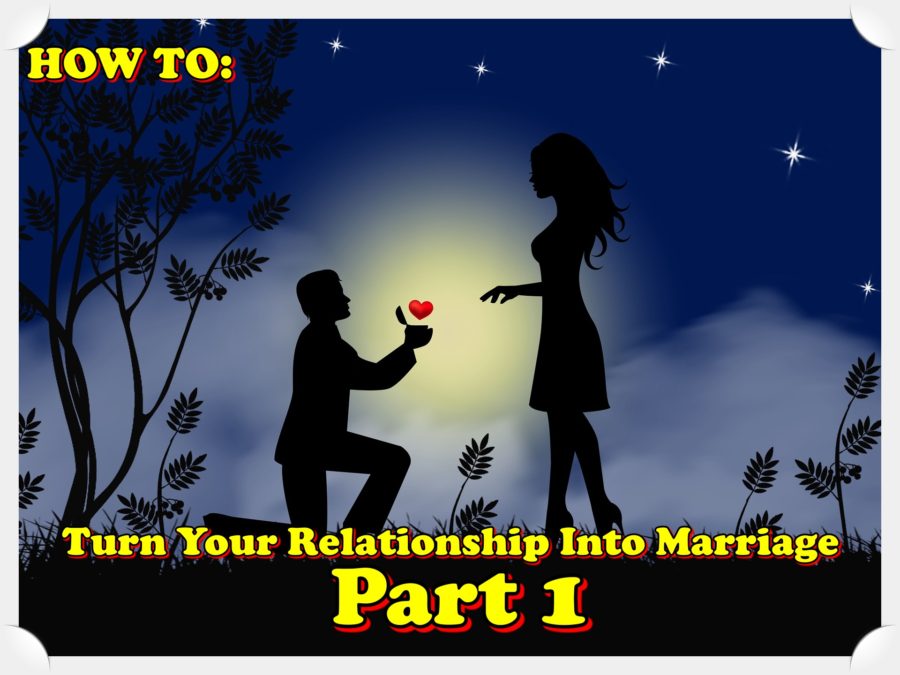 silhouette image of man proposing marriage for how to turn your relationship into marriage