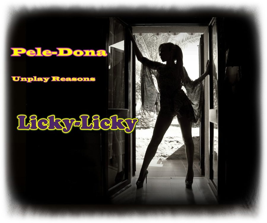 Silhouette image of a woman for Pele-Dona Licky-Licky