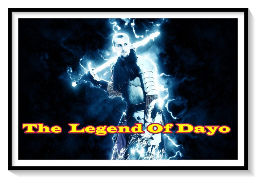 a man in helmet for the legend of dayo